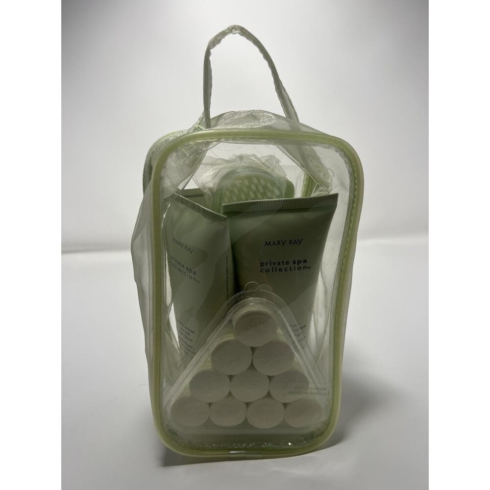 mary kay | private spa collection pedicure set | mint bliss foot scrub & lotion